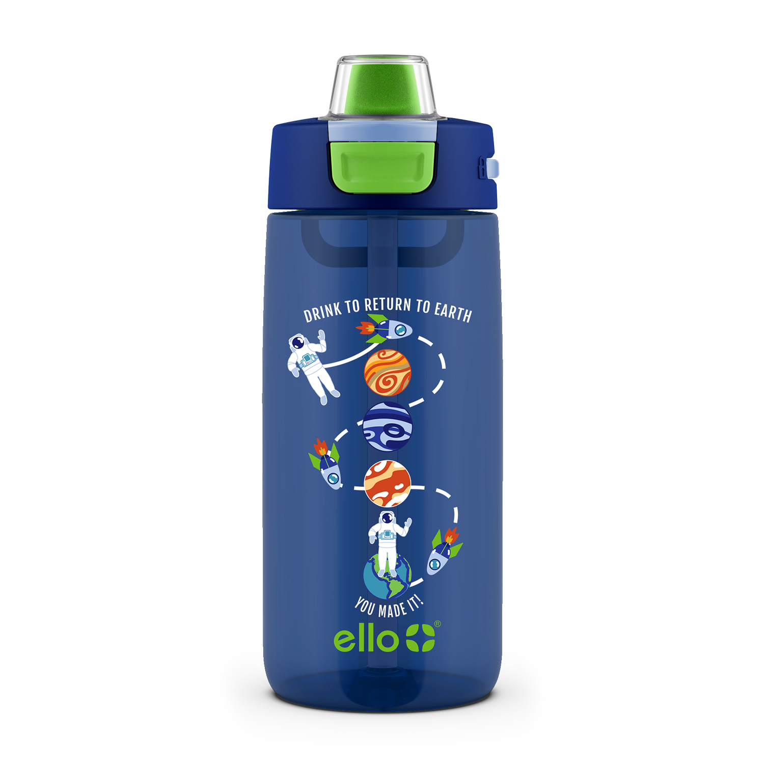 Colby 18oz Plastic Kids Hydration Tracking Bottle